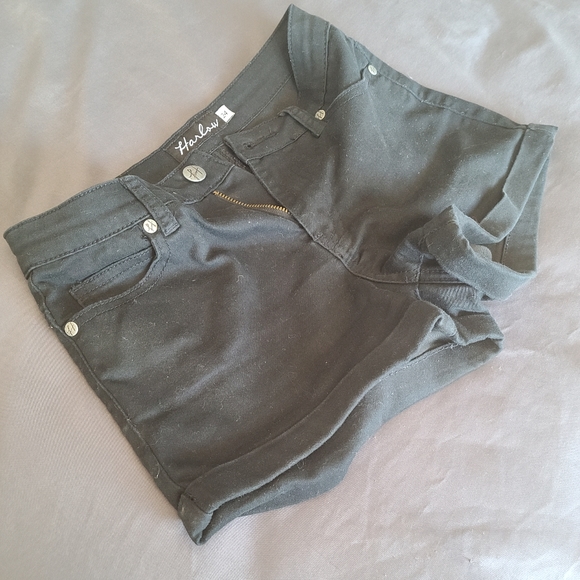 BLACK SHORTS - Picture 3 of 3